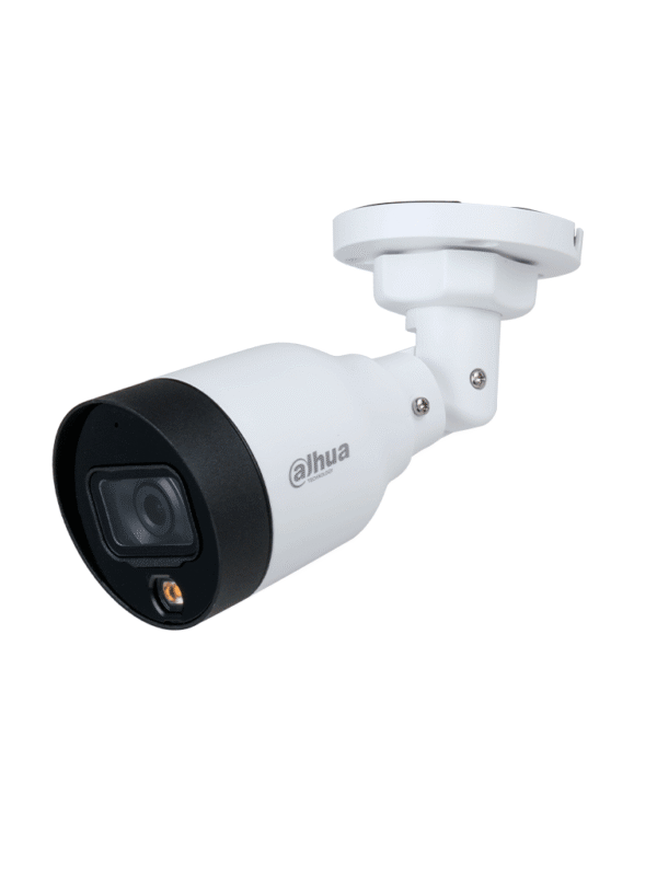 DAHUA DH-IPC-HFW1239S1-A-LED-S6 - Camara IP Bullet 2 MP/ Full Color/ 2.8 mm/ 102° de apertura/ micrófono integrado/ H.265+/ luz visible de 15 m/ IP67/ PoE /DWDR