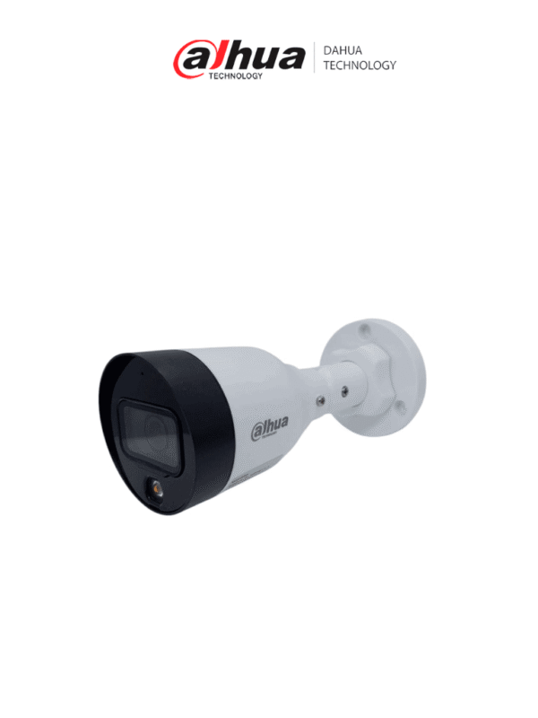 Bullet de 4 Megapíxeles/Iluminador Dual/ Lente de 2.8mm/ 94 Grados de Apertura/ Micrófono Integrado/ 30 Metros de Iluminación con Luz Visible/ H.265+/ WDR de 120 dB/ PoE