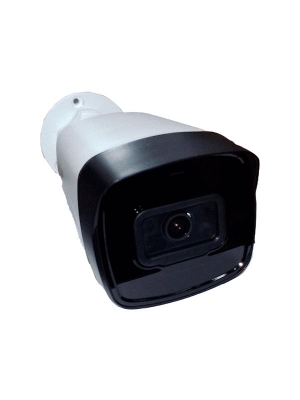 Camara IP Bullet de 2 MP, lente 2.8 mm, 99° de visión, IR 30 m, IP67 y PoE. Incluye DWDR, 3D NR, HLC, BLC y compresión H.265+ para videovigilancia eficiente #SwitchD1